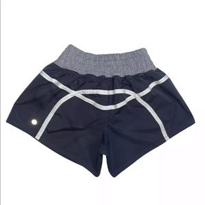 Lululemon Tracker run Shorts 4” Gray